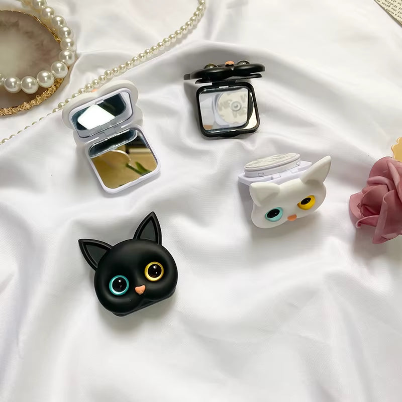 Pop Phone Holder Finger 3D Grip Sockets Grips Tok Cute Cat Makeup Mirror Phone Stand Adhesive Portable Ring