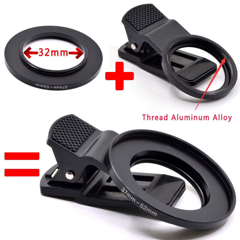37Mm 52Mm 58Mm Cell Phone Mobile Camera Lens Filter Phone Clip Filter CPL ND Star Universal Clip Polarizing Accessories