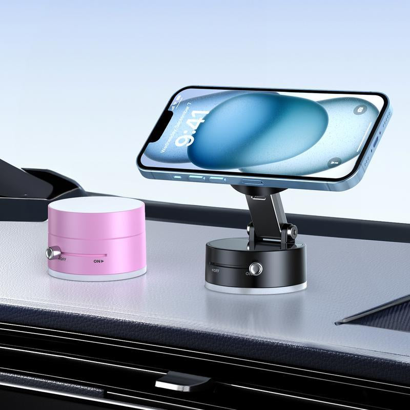 Vacuum Magnetic Phone Stand. Foldable and Retractable, Strongmagnet, Portable, Multi-Scene Useeasy to Use, Zero Bubbles, Your Screenstays Spotless