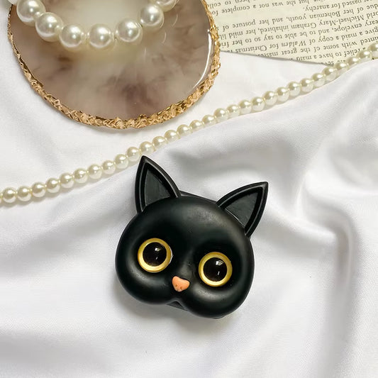 Pop Phone Holder Finger 3D Grip Sockets Grips Tok Cute Cat Makeup Mirror Phone Stand Adhesive Portable Ring